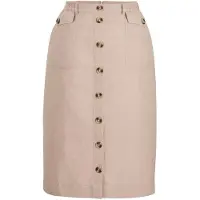 Goldner Jupe taupe