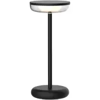 Luxform Lampe de table hybride Sintra noir