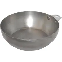 De Buyer - Sauteuse paysanne amovible en tôle d'acier MINERAL B - Diamètre 24 cm -, Gris
