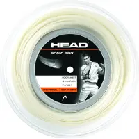 Head sonic pro 200m cordage tennis blanc 1,30 mm