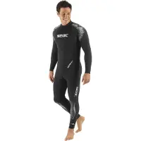 Seac Sub M.lungo Cover 5 Mm Freediving Wetsuit Noir XL Homme