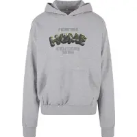 Mister tee Sweat-shirt 'Home' gris / vert