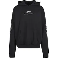 Mister tee Sweat-shirt 'Peace & Love' bleu-gris / gris foncé / noir / blanc