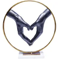 Kare design Figurine décorative Elements Heart Hand (14 x 36 x 39 cm)