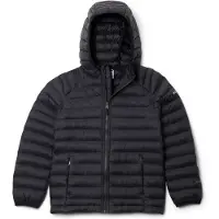 Columbia Veste Columbia Powder Pass noire, pour enfants de 12 à 13 ans, couleur noire