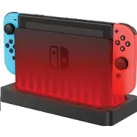 Venom Support Console Colour change LED pour Nintendo Switch et Nintendo Switch OLED Noir