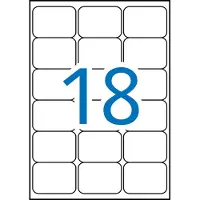 APLI Paper - Auto-Adhésif - Blanc - A4 (210 X 297 Mm) 100 Unités 18) Étiquettes