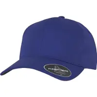 Flexfit Casquette 'Delta' bleu foncé / gris foncé / blanc