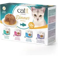 Catit Nourriture Pour Chats Poisson Dîner Multipack 12x75g