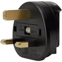 Kopp Reisestecker Grossbritannien, schwarz