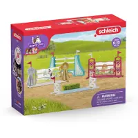Schleich Horse Club Obstacle Course Figure Argenté Enfants