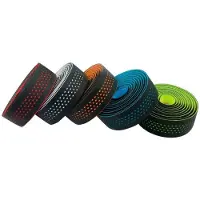 Ges 2 Tone Pinholes Handlebar Tape Gris
