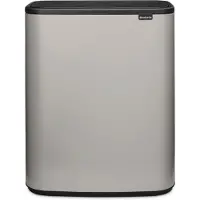 Brabantia Poubelle Tactile, Poubelle, Gris