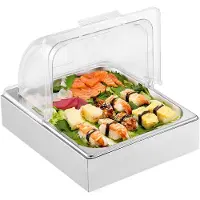 Vevor Saladette Réfrigérée à Poser avec 1 Plateau de Service en Acier Inoxydable