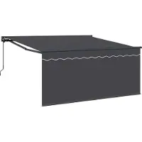 vidaXL , store enroulable anthracite, 350 x 250 cm