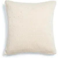 Essenza Coussin Décoratif Essenza Ajour Knitted Antique White (50 x 50 cm)