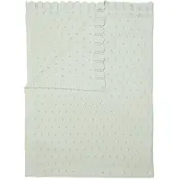 Essenza Plaid Essenza Knitted Ajour Morning Swim Bleu-130 x 170 cm