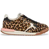 Pepe Jeans pour femme. PLS600059 Baskets Marvin Leo à imprimé animalier (40), Plat, Lacets, Casuel