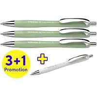 Schneider Schreibgeräte AKTION: Kugelschreiber Slider Rave XB farbsortiert, Schreibfarbe: blau, 3 St. + GRATIS 1 S (4x)