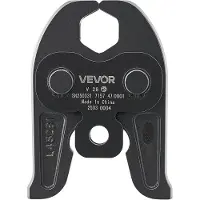 Vevor Mâchoire de Sertissage 28 mm Mâchoire à Sertir pour Tuyaux en Acier Inoxydable Type V