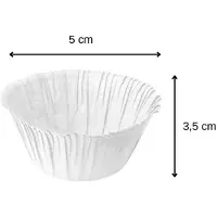 Zenker 9917850 Ensemble De 90 Moules À Muffin En Papier, Moule À Muffin, Moule À Gâteau, Moule Papier, Papier, Blanc, 5 Cm