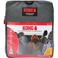 Kong L32.5xl29.5xH9cm Couverture de protection pour voiture, grise pour chien