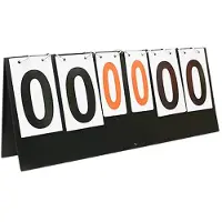 Softee Deluxe Scoreboard Noir 50 x 21 x 2 cm