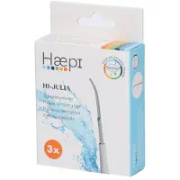 Haepi Têtes de détartrage pour brosse à dents Julia Blanc X3
