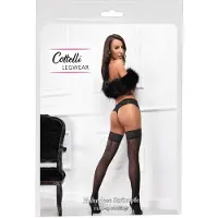 Cottelli Legwear Stay Up Socks noir