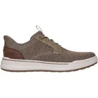 SKECHERS Slip-Ins: Relaxed Fit Veterschoenen Laag - Taupe - Maat 44