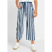 Bonprix Pantalon palazzo à taille élastiquée