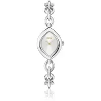 BOSS Montre quartz à deux aiguilles , collection Fiora, boîtier en acier inoxydable argenté