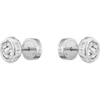 HUGO BOSS Boucles d’oreilles puces argentées avec centre en cristal
