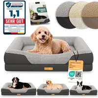 Aktiv shop GmbH Lit orthopédique pour chien ELONEO, taille S - Gris