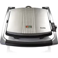 Breville VST026X Sandwichmaker, Machine à panini, Argent