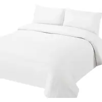 Faro Linge de lit blanc classique style hôtel 200x220