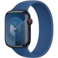 Apple Bracelet solo en silicone pour Watch | 44/45/46/49 mm - Taille 7 - Blue Ocean