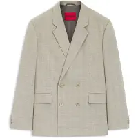 HUGO Veste à coupe moderne avec tissage à chevrons