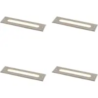 QAZQA Ensemble de 4 spots de sol modernes en acier 30 cm LED incluse IP65 - Eline