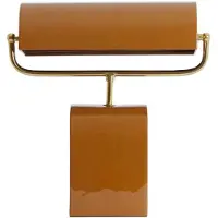 Light & Living Lampe de bureau marron Cardona avec or - 1x E27