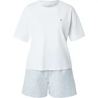 Tommy Hilfiger Ensembles de pyjama JERSEY TEE SEERSUCKER SHORT SET femmes - Blanc - EU L