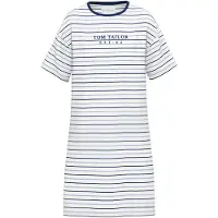 Tom Tailor Chemise de nuit bleu marine / opal / blanc