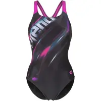 Arena Maillot de bain 'Placement Pro Back' bleu / violet / noir