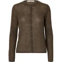 Selected À Manches Longues Cardigan Femme Marron XL
