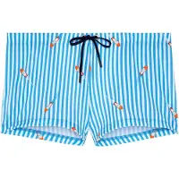 Hom Shorts de bain ' Swim Shorts Viareggio ' bleu / blanc