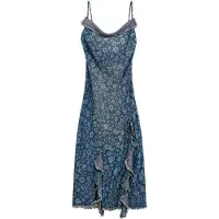 Desigual Robe bleu / blanc