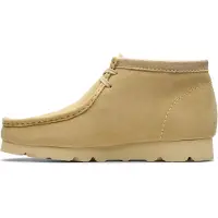 Clarks pour homme. 26179257 WallabeeBT GTX bottes en cuir jaune (45), Plat, Lacets, Casuel