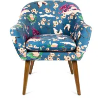 Excelsa Fuji fauteuil en polyester et contreplaqué 70.5x65x83 cm multicolore