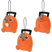 BANDAI NAMCO Chainsaw Man The Movie Reze Arc Sitting Pochita Plush Collection Figure 11 Cm Orange