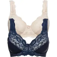 Bonprix Lot de 2 soutiens-gorge minimiseurs à bretelles rembourrées
